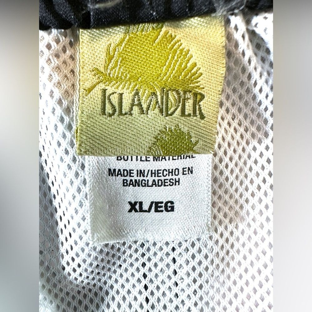 Islander swim trunks w/cargo pocket. XL 8" inseam elastic waist. Hawaiian new - Picture 3 of 7